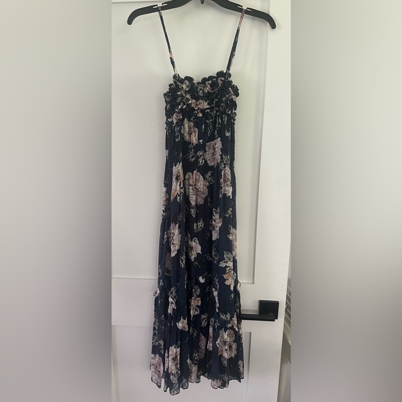 Rebecca Taylor Magnolia Ruffle Midi Dress - Picture 6 of 9